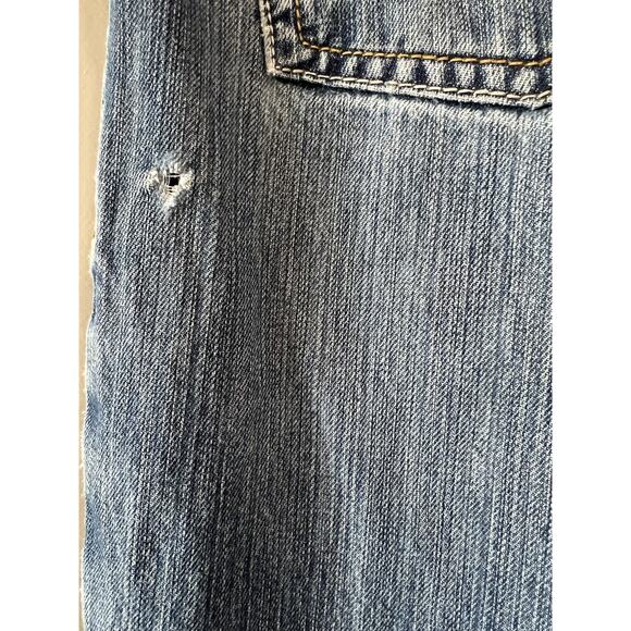 Ariat FR M3 Loose Fit Jeans Blue Men’s 38X32 Thrashed Grunge Work Cotton CAT2 - Picture 5 of 15
